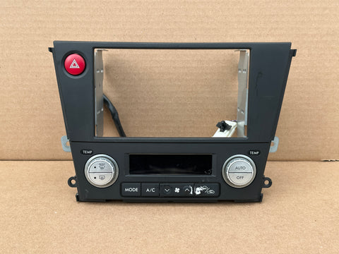 JDM Subaru Legacy 2005-2009 Outback Climate Control Din Dual Double Bezel Hazard