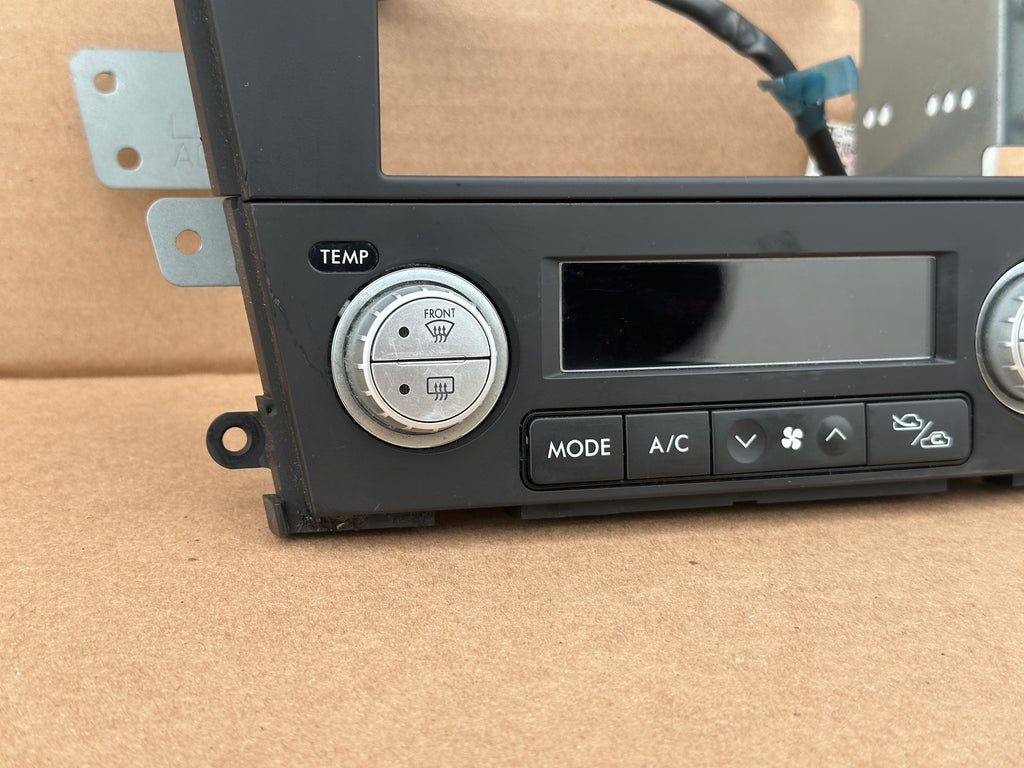JDM Subaru Legacy 2005-2009 Outback Climate Control Din Dual Double Bezel Hazard