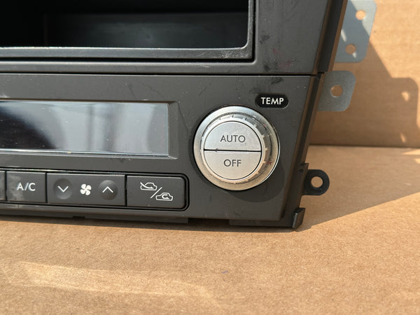 JDM Subaru Legacy 2005-2009 Outback Climate Control Din Dual Double Bezel Hazard