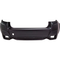 BUMPER RR PRIMED W/TEXTURED W/O SENSOR CAPA