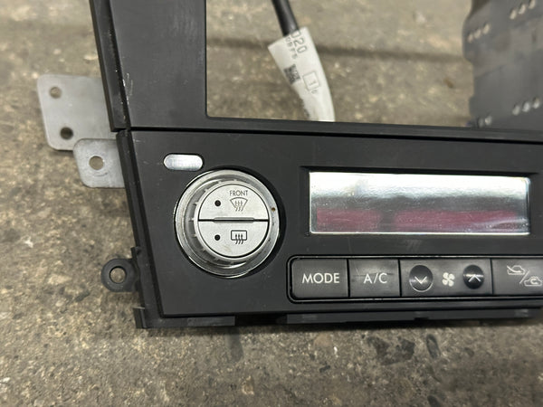 JDM Subaru Legacy 2005-2009 Outback Climate Control Din Dual Double Bezel Hazard
