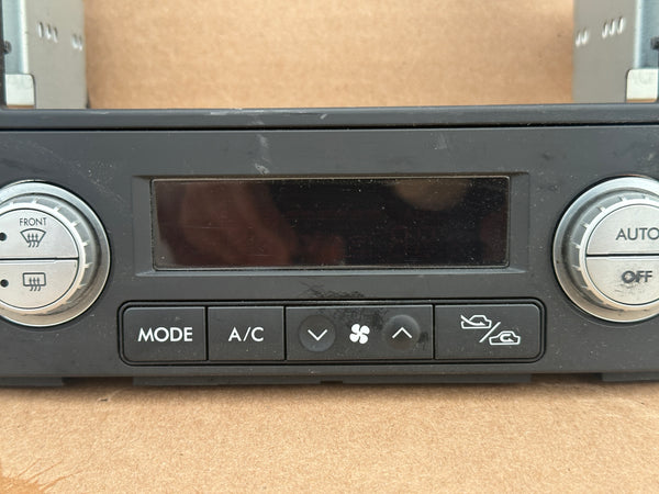 JDM Subaru Legacy 2005-2009 Outback Climate Control Din Dual Double Bezel Hazard