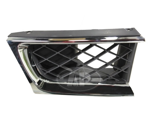 GRILLE RH OUTER MATT-BLACK W/CHROME MLDG (IMPREZA/OUTBACK)