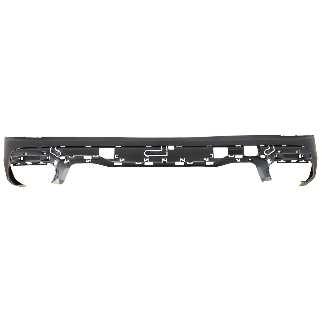 BUMPER RR TEXTURED BLACK FINISH W/O PARK ASSIST SENSOR/M-PKG CAPA