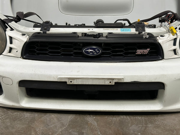 JDM Subaru Impreza WRX STi V7 Bumper Headlights Fenders Hood Bumper 2002-2003 Front End Conversion