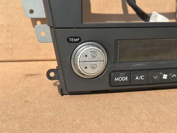 JDM Subaru Legacy 2005-2009 Outback Climate Control Din Dual Double Bezel Hazard