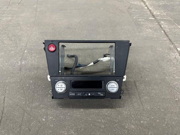 JDM Subaru Legacy 2005-2009 Outback Climate Control Din Dual Double Bezel Hazard