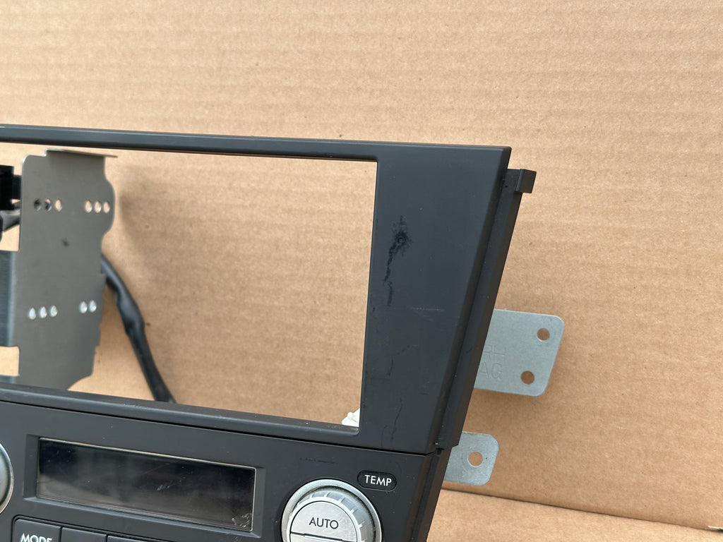 JDM Subaru Legacy 2005-2009 Outback Climate Control Din Dual Double Bezel Hazard