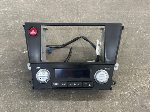JDM Subaru Legacy 2005-2009 Outback Climate Control Din Dual Double Bezel Hazard