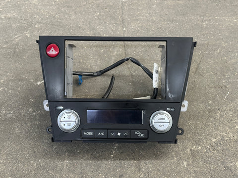 JDM Subaru Legacy 2005-2009 Outback Climate Control Din Dual Double Bezel Hazard