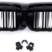GRILLE BRIGHT BLACK W/CHROME FRAME USE W/CAMERA/LUXURY LINE W/O M-PKG