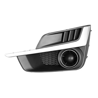 FOG LAMP COVER FR RH W/PAINTED SILVER MOULDING
