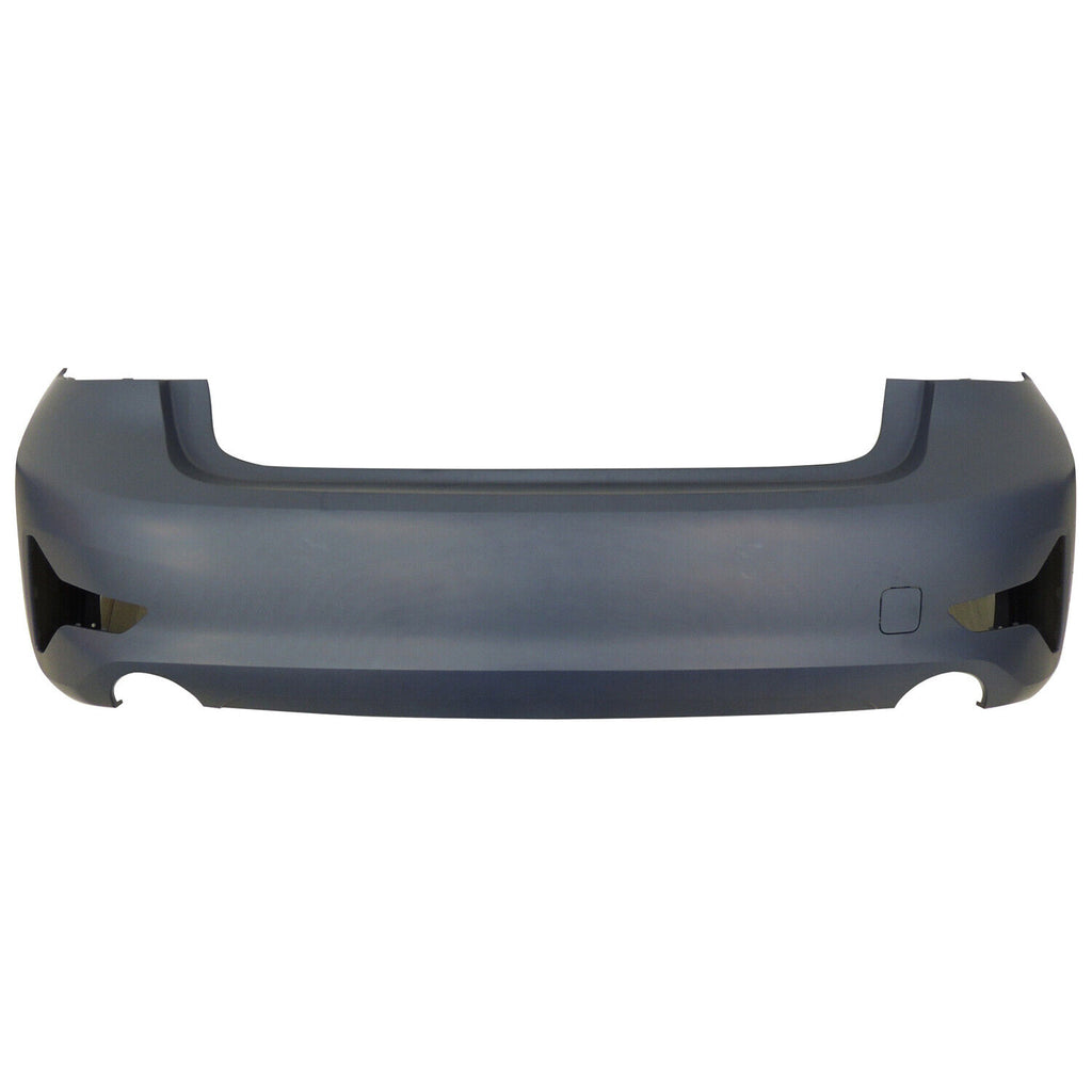 BUMPER RR PRIMED PTM W/TOW HOOK/LUXURY LINE W/O PARK ASSIST SENSOR EXCLUDE M-PKG