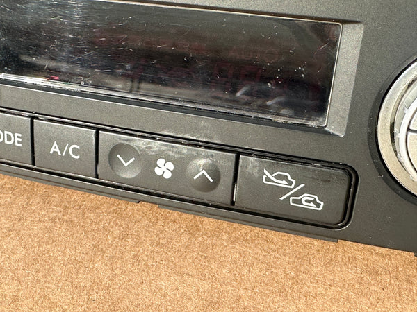 JDM Subaru Legacy 2005-2009 Outback Climate Control Din Dual Double Bezel Hazard