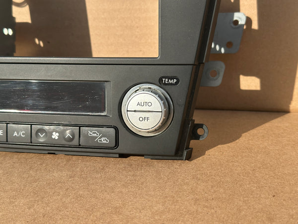 JDM Subaru Legacy 2005-2009 Outback Climate Control Din Dual Double Bezel Hazard