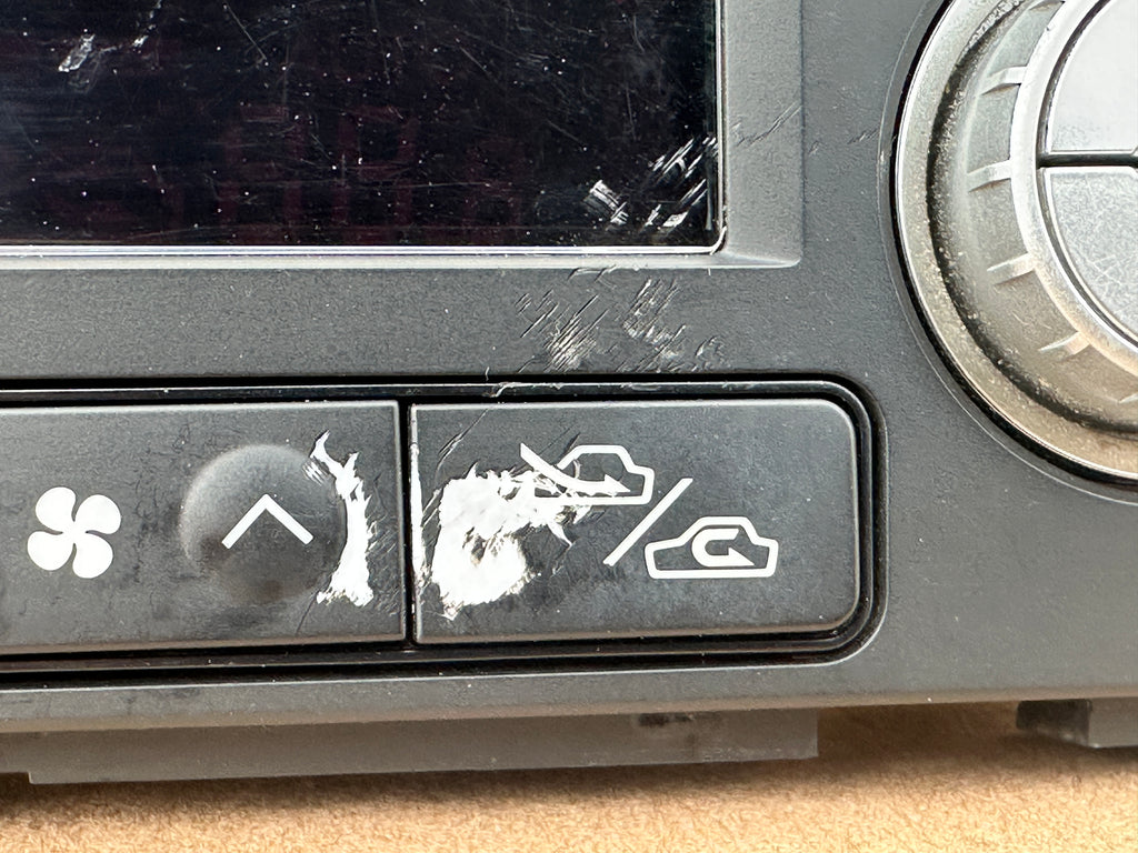 JDM Subaru Legacy 2005-2009 Outback Climate Control Din Dual Double Bezel Hazard