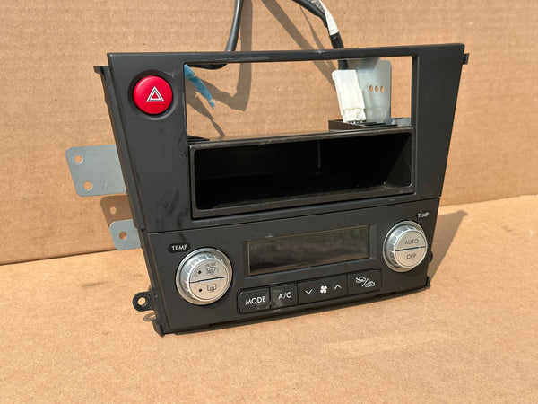 JDM Subaru Legacy 2005-2009 Outback Climate Control Din Dual Double Bezel Hazard