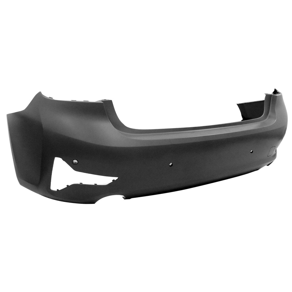 BUMPER RR W/TOW HOOK/ 4 PARK ASSIST SENSOR/LUXURY LINE W/O AUTO PARK EXCLUDE M-PKG