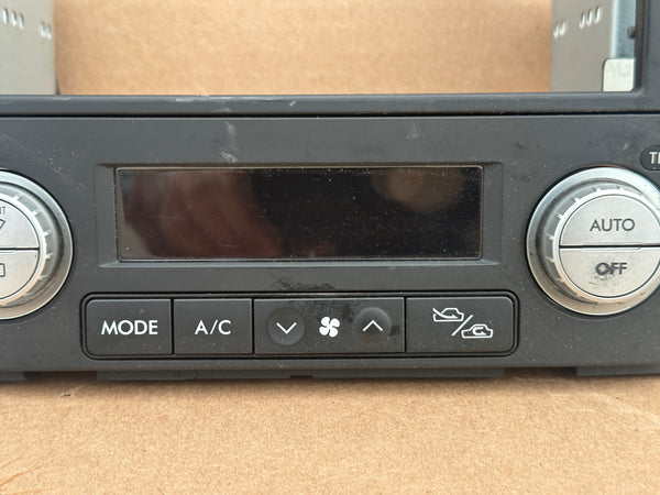 JDM Subaru Legacy 2005-2009 Outback Climate Control Din Dual Double Bezel Hazard