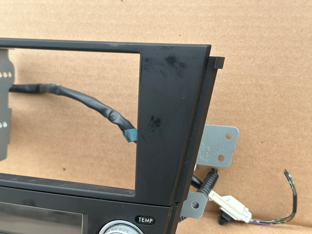 JDM Subaru Legacy 2005-2009 Outback Climate Control Din Dual Double Bezel Hazard