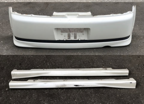 JDM 2005-2006 Honda Integra/Acura RSX DC5 Rear End Conversion Rear Bumper SideSkirts