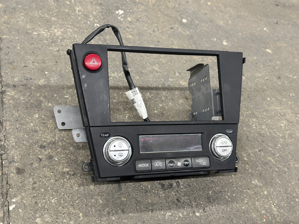 JDM Subaru Legacy 2005-2009 Outback Climate Control Din Dual Double Bezel Hazard