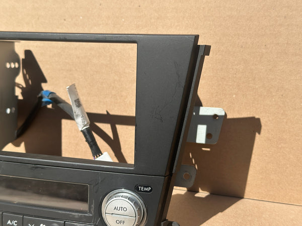 JDM Subaru Legacy 2005-2009 Outback Climate Control Din Dual Double Bezel Hazard