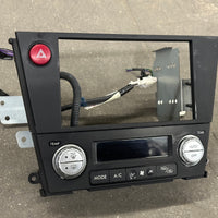JDM Subaru Legacy 2005-2009 Outback Climate Control Din Dual Double Bezel Hazard