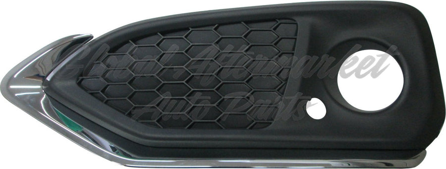 FOG LAMP BEZEL FR LH BLACK W/CHROME MOULDING