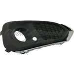 FOG LAMP BEZEL FR RH BLACK W/CHROME MOULDING — photo 2
