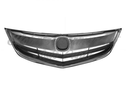 GRILLE W/MOULDING CHROME/BLACK