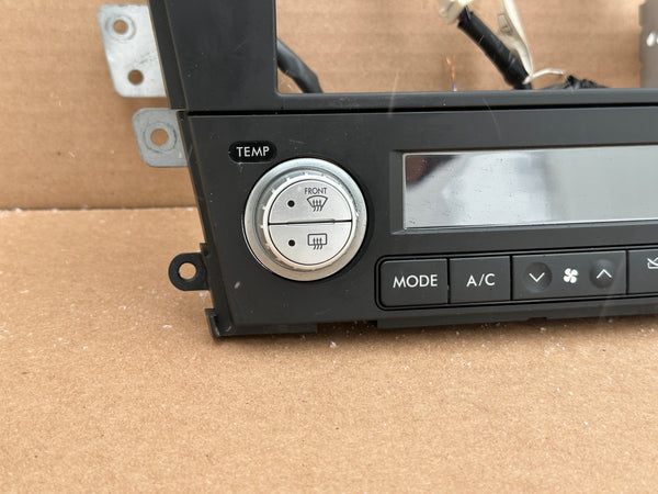 JDM Subaru Legacy 2005-2009 Outback Climate Control Din Dual Double Bezel Hazard