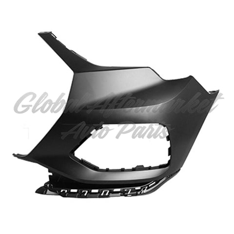 BUMPER FR LH PRIMED PTM W/O PARK ASSIST SENSOR/HEAD LAMP WASHER EXCLUDE S-LINE