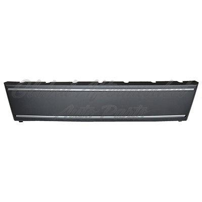 2009-2012 Audi A4 License Plate Moulding Front (Matte-Platinum Gray) With S-Line | SKU AU1068104 | Global JDM Auto Parts