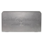 LICENSE PLATE BRACKET FR GRAY W/O MOUNTING HARDWARE — photo 1