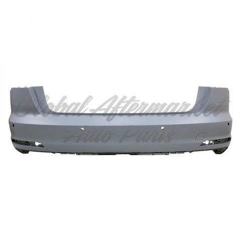 BUMPER RR PRIMED W/PARK ASSIST W/O PARALLEL PARK ASSIST / FOR S-LINE
