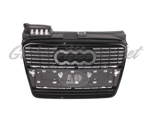 2006-2008 Audi A4 Grille (PTD/Primed-Black) Without S-Line PKG | SKU AU1200113 | Global JDM Auto Parts