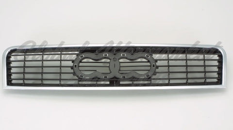 2002-2005 Audi A4 Grille Chrome/Black | SKU AU1200114 | Global JDM Auto Parts