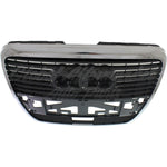 GRILLE SLV-BLACK W/CHROME FRAME W/HOLE — photo 3