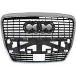 GRILLE SLV-BLACK W/CHROME FRAME W/HOLE — photo 5
