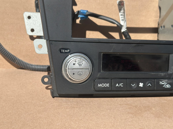 JDM Subaru Legacy 2005-2009 Outback Climate Control Din Dual Double Bezel Hazard