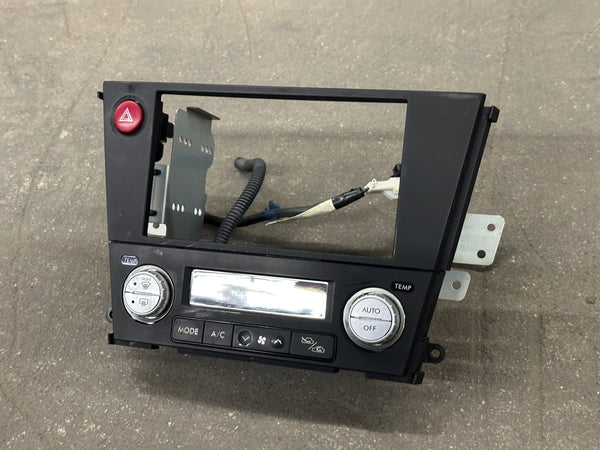 JDM Subaru Legacy 2005-2009 Outback Climate Control Din Dual Double Bezel Hazard