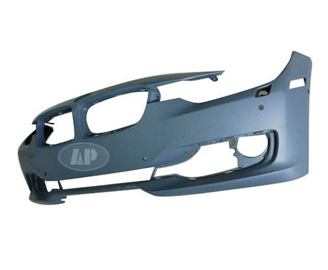 BUMPER FR W/SENSOR/WASH/AID W/O CAM HOLE W/MOULDING HOLE PRIMED