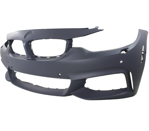BUMPER FR PRIMED W/WASHER/PAK AID/PARK ASSIST/M-PKG W/O CAMERA CAPA