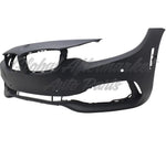 BUMPER FR PRIMED W/O CAMERA/WASHER/M-PKG W/PARK ASSIST/PARK DISTANCE — photo 1