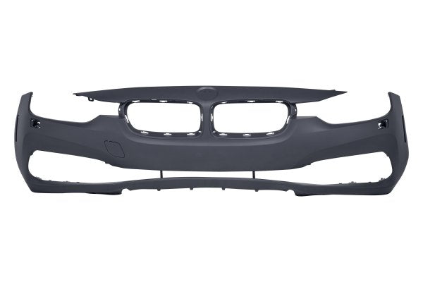 BUMPER FR W/O PARK DISTANCE/PARK ASSIST W/WASHER BASE MODEL W/O LOWER CENTER MOULDING SLOT
