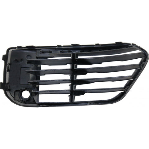 GRILLE LOWER LH PTD BLACK W/SILVER MOULDING W/SENSOR X-LINE MODEL