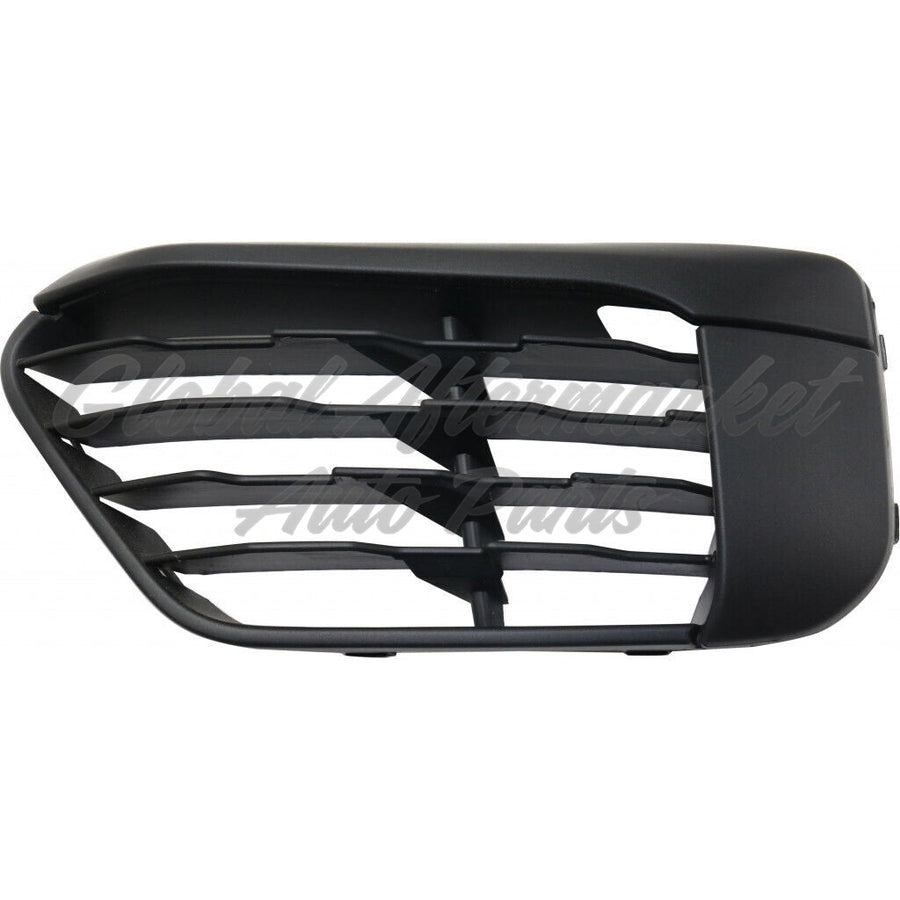 GRILLE LOWER LH MATTE BLACK W/O SENSOR BASE MODEL