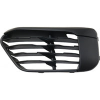 GRILLE LOWER LH MATTE BLACK W/O SENSOR BASE MODEL