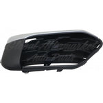 GRILLE LOWER RH PTD BLACK W/SILVER MOULDING W/O SENSOR X-LINE MODEL — photo 4